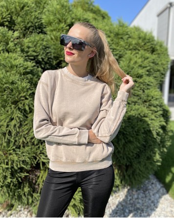 Mikina dámská Replay béžová "sepraná"